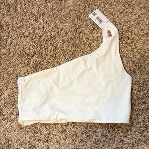 lulu bend this one shoulder tank